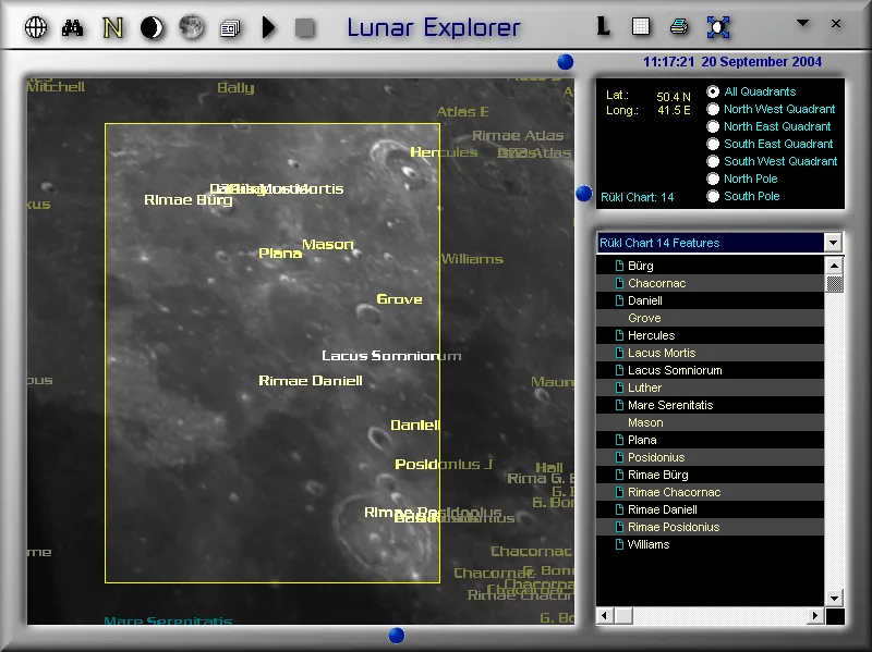 Rukl Chart Features - Clementine Map