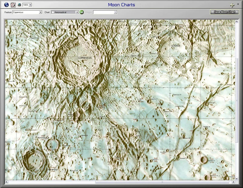 View, zoom, download, printout hundreds of Moon Charts with LunarPhase Pro
