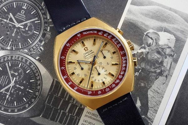 omega speedmaster mark ii gold