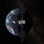 Juice flies by Earth pillars